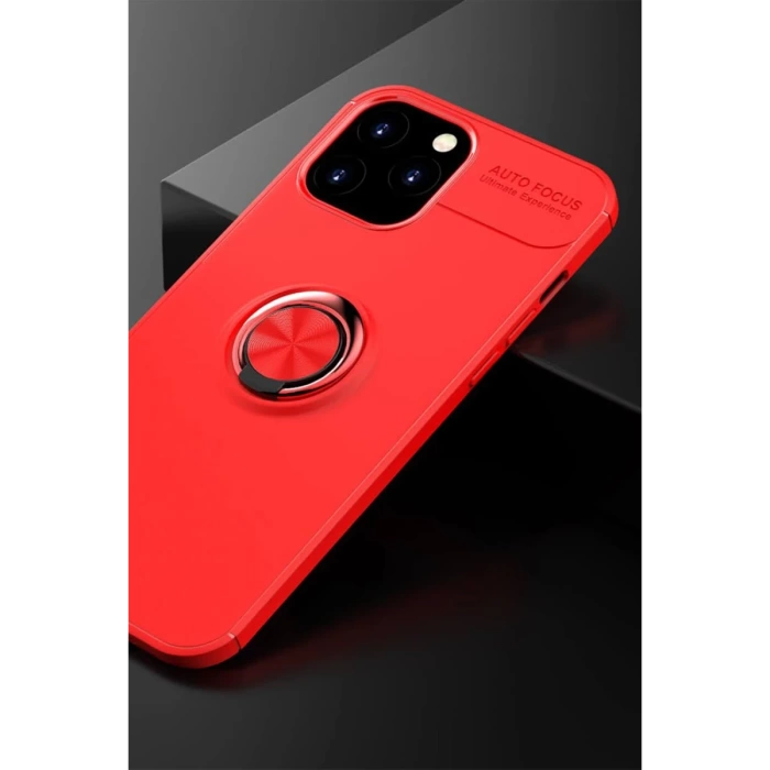 Newface iPhone 12 Pro Max Kılıf Range Yüzüklü Silikon