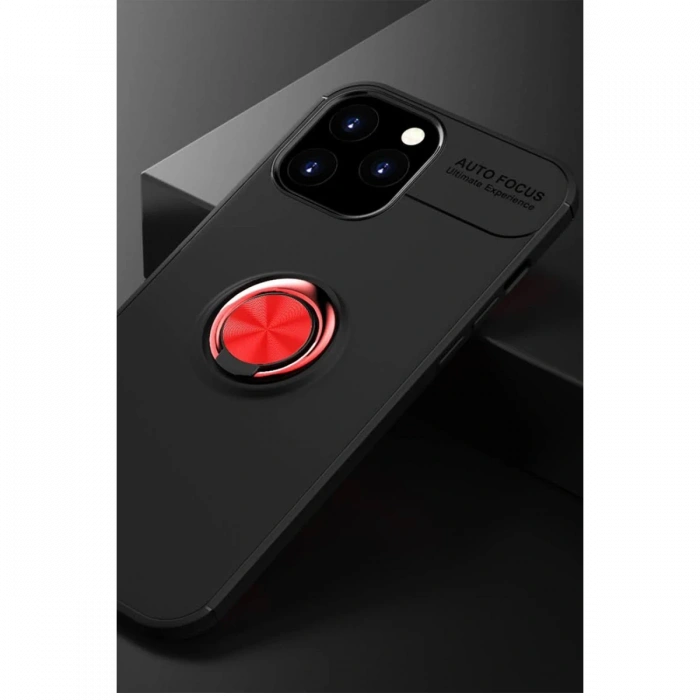 Newface iPhone 12 Pro Max Kılıf Range Yüzüklü Silikon