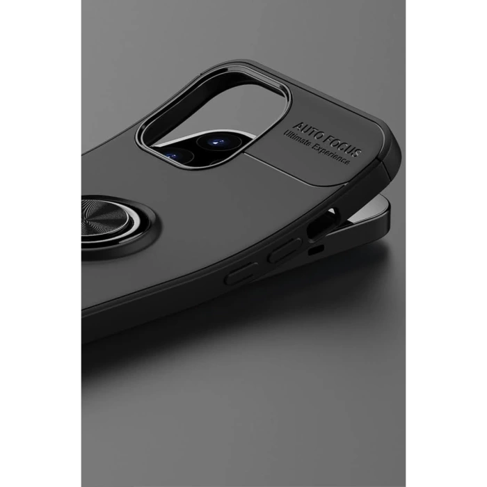 Newface iPhone 12 Pro Max Kılıf Range Yüzüklü Silikon