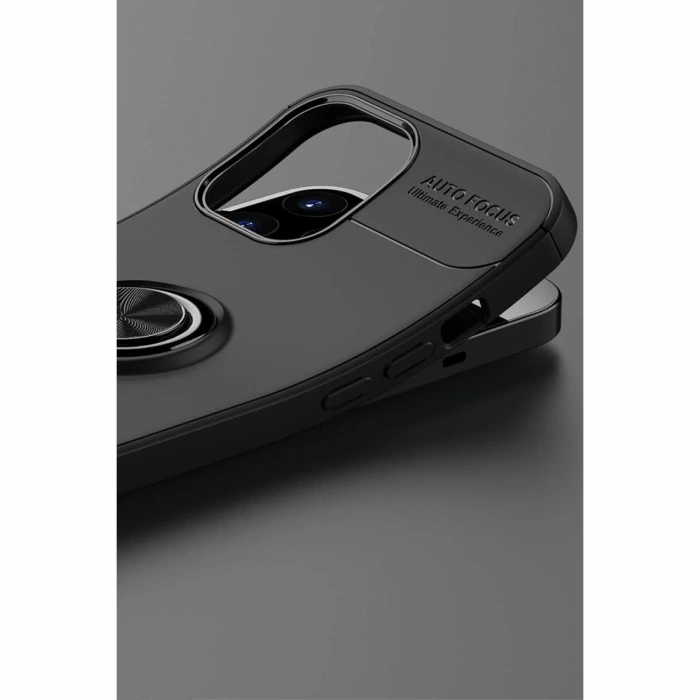 Newface iPhone 12 Pro Max Kılıf Range Yüzüklü Silikon