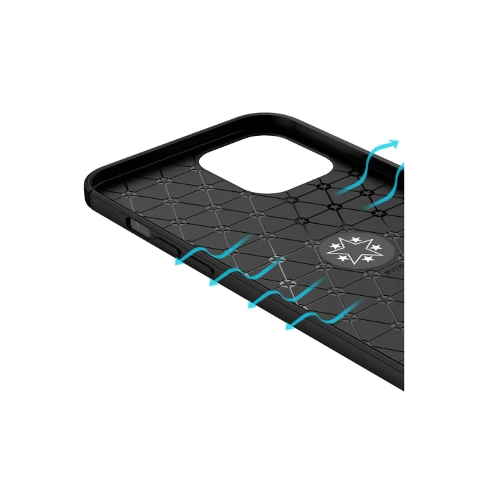 Newface iPhone 12 Pro Max Kılıf Range Yüzüklü Silikon