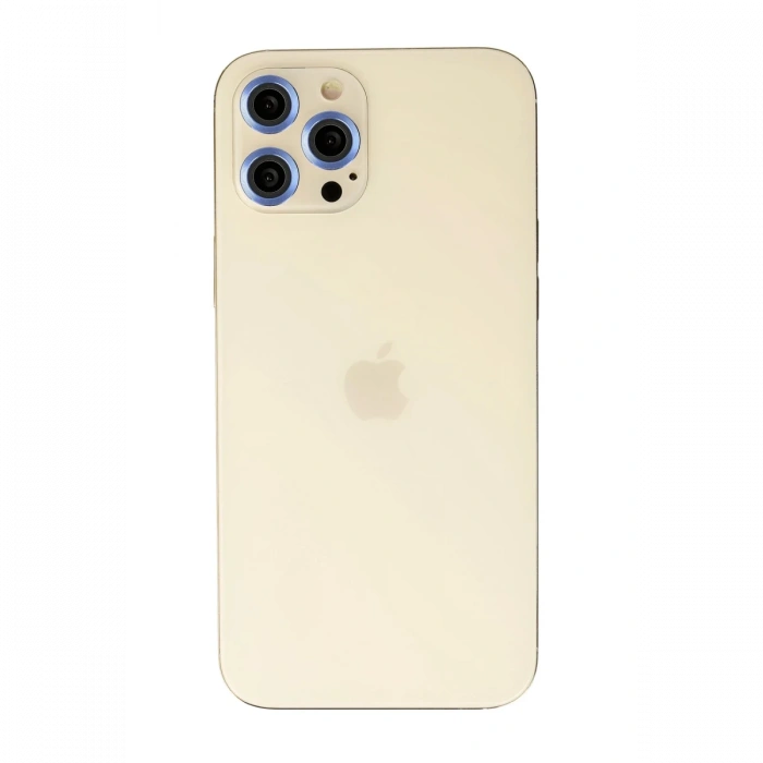 Newface iPhone 12 Pro Metal Kamera Lens - Mavi