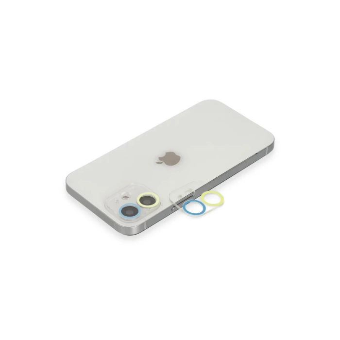 Newface iPhone 12 Renkli Kamera Lens Koruma Cam