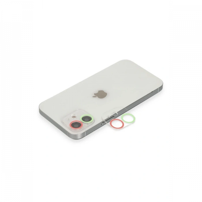 Newface iPhone 12 Renkli Kamera Lens Koruma Cam