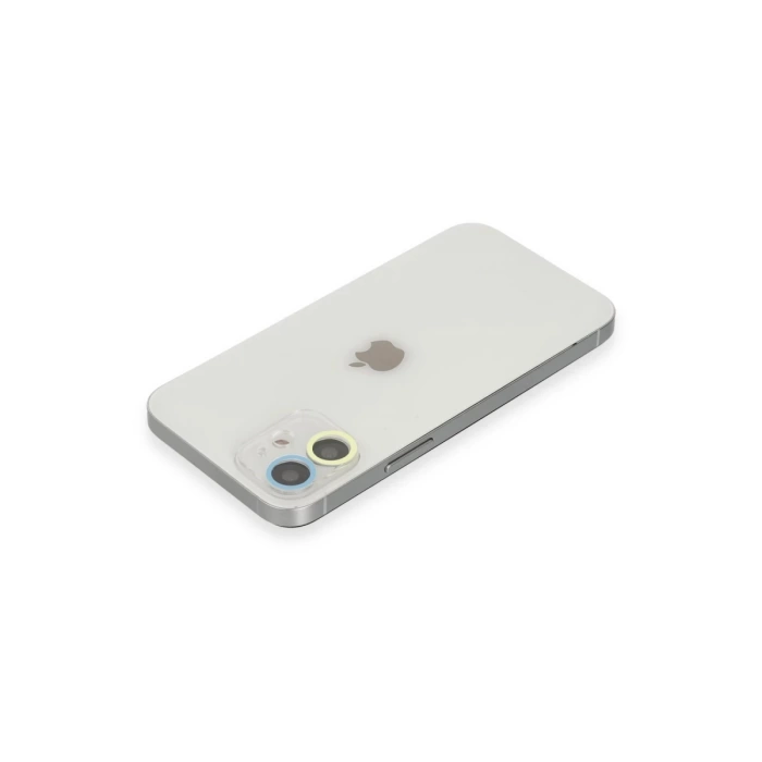 Newface iPhone 12 Renkli Kamera Lens Koruma Cam