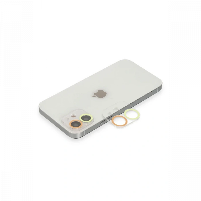 Newface iPhone 12 Renkli Kamera Lens Koruma Cam