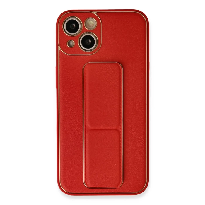 Newface iPhone 13 Kılıf Coco Deri Standlı Kapak