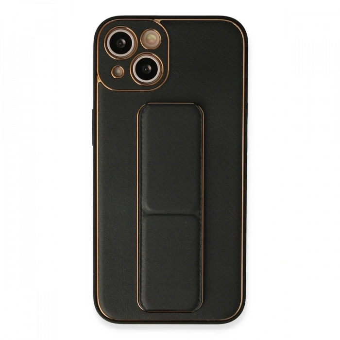 Newface iPhone 13 Kılıf Coco Deri Standlı Kapak