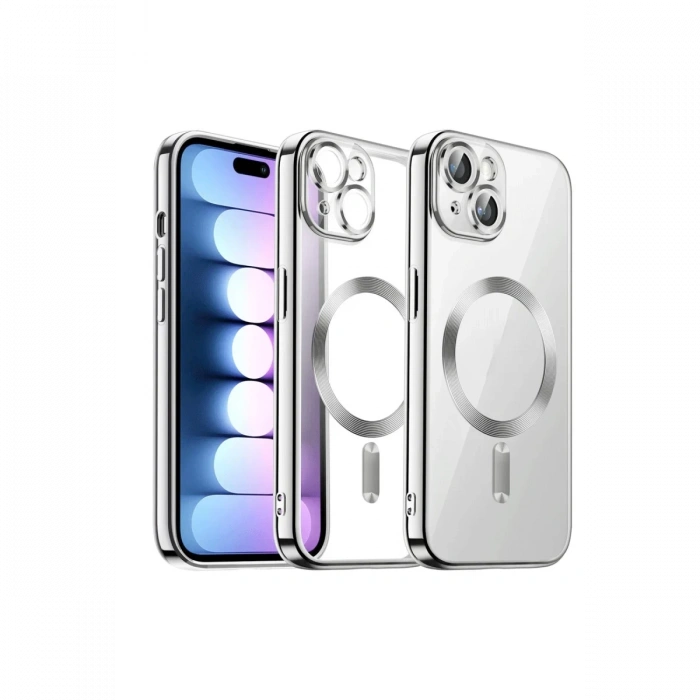 iPhone 13 Kılıf Kross Magneticsafe Kapak - Titan Gri