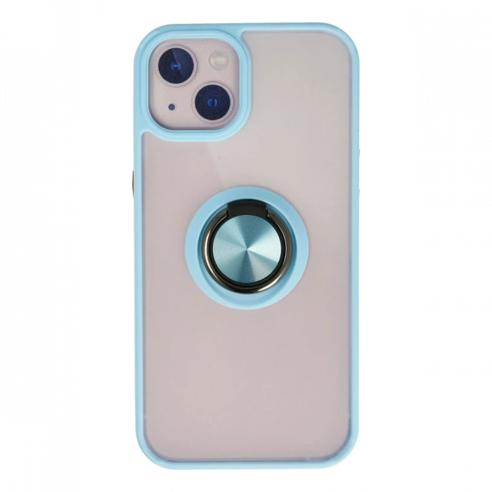 Newface iPhone 13 Kılıf Montreal Yüzüklü Silikon Kapak