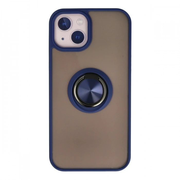 Newface iPhone 13 Kılıf Montreal Yüzüklü Silikon Kapak