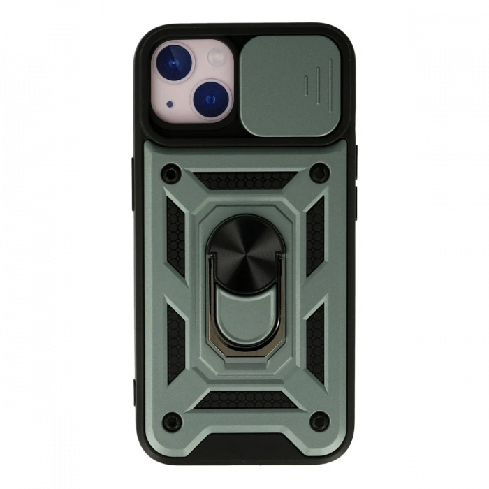 Newface iPhone 13 Kılıf Pars Lens Yüzüklü Silikon