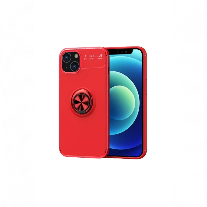 Newface iPhone 13 Kılıf Range Yüzüklü Silikon