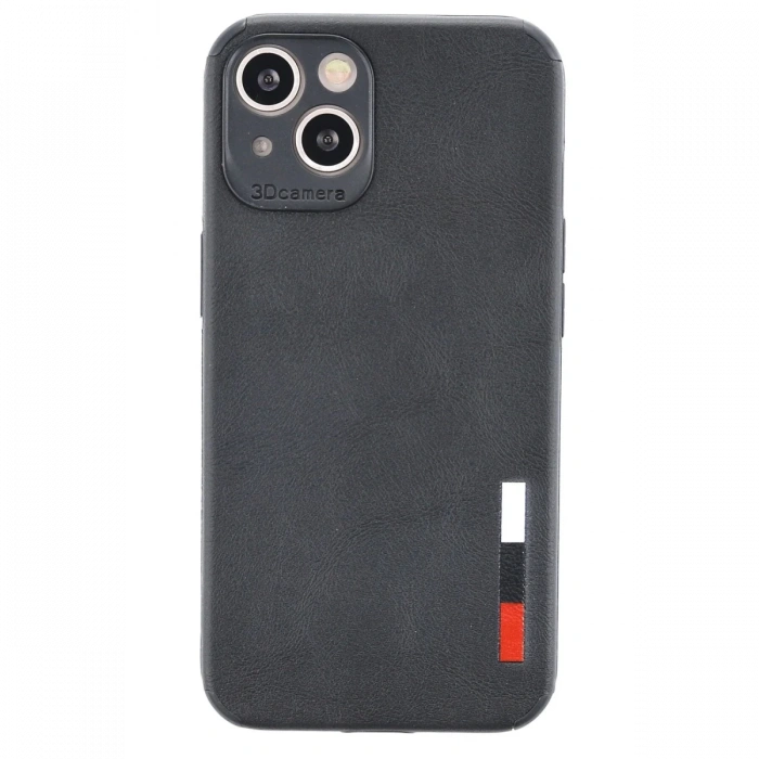 iPhone 13 Mini Kılıf Loop Deri Silikon - Siyah