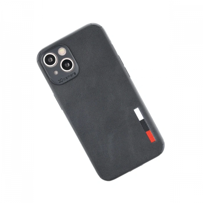 iPhone 13 Mini Kılıf Loop Deri Silikon - Siyah