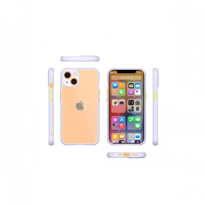 iPhone 13 Mini Kılıf Miami Şeffaf Silikon