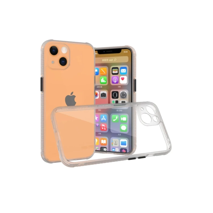 Newface iPhone 13 Mini Kılıf Miami Şeffaf Silikon - Şeffaf