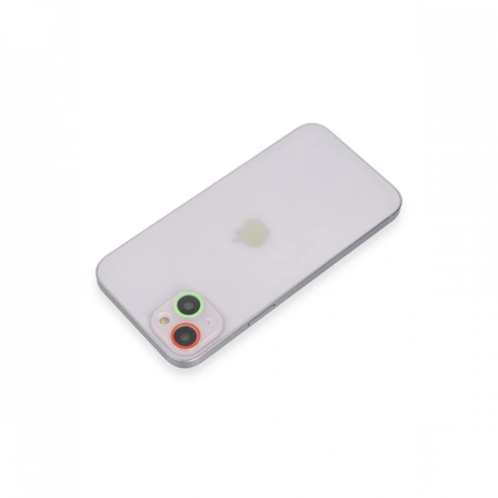 Newface iPhone 13 Mini Renkli Kamera Lens Koruma Cam
