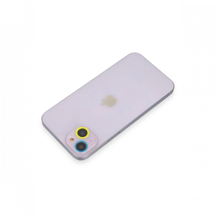 Newface iPhone 13 Mini Renkli Kamera Lens Koruma Cam