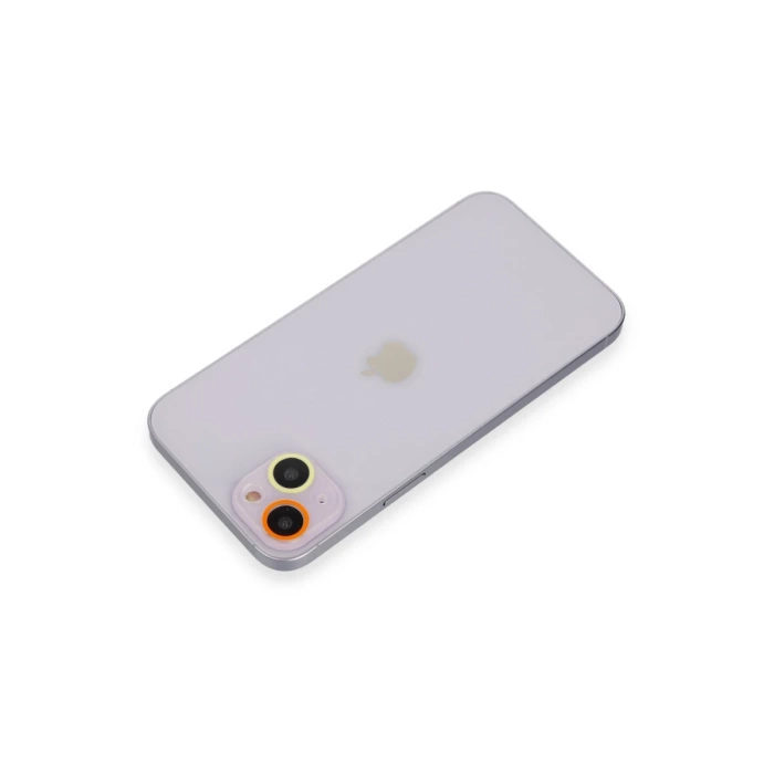 Newface iPhone 13 Mini Renkli Kamera Lens Koruma Cam