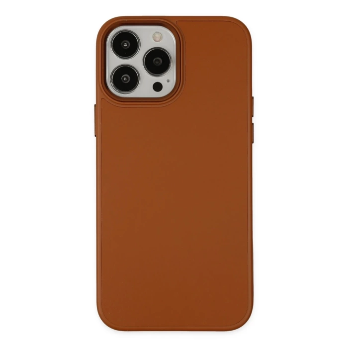 Newface iPhone 13 Pro Kılıf Asya Deri Silikon