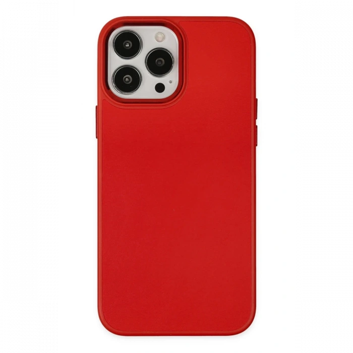 Newface iPhone 13 Pro Kılıf Asya Deri Silikon
