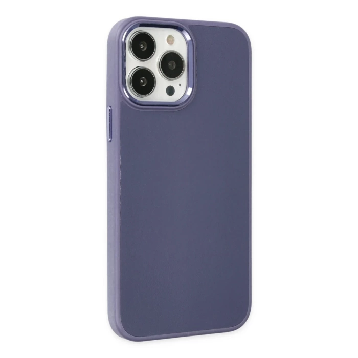 Newface iPhone 13 Pro Kılıf Asya Deri Silikon