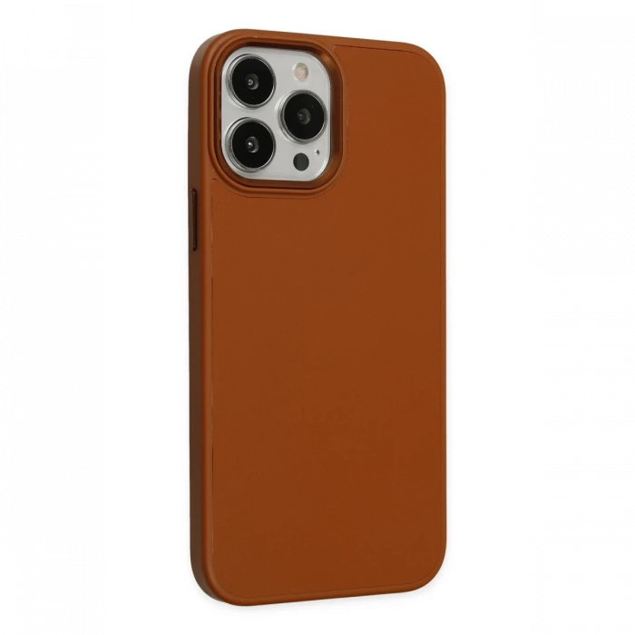 Newface iPhone 13 Pro Kılıf Asya Deri Silikon