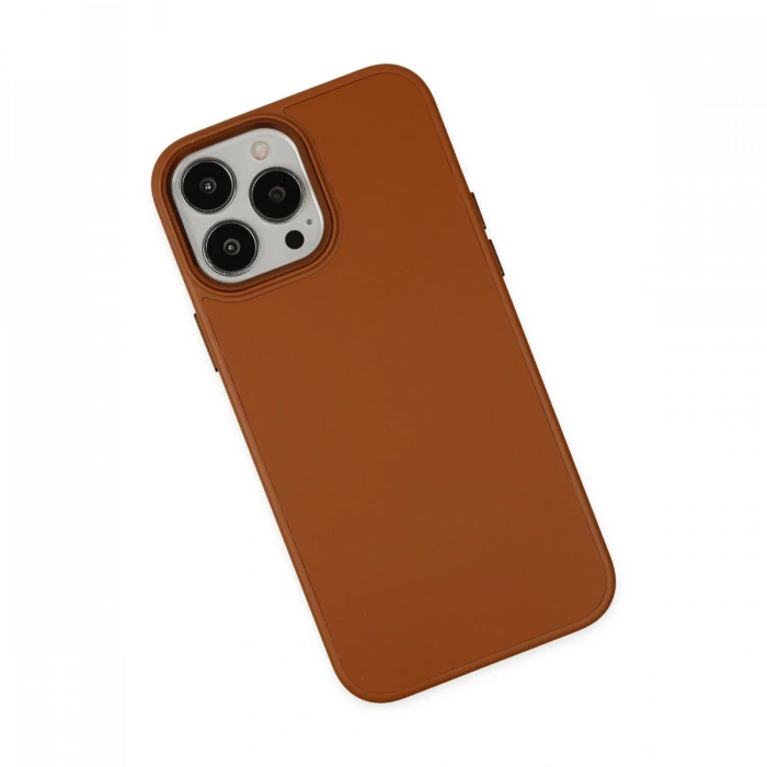 Newface iPhone 13 Pro Kılıf Asya Deri Silikon