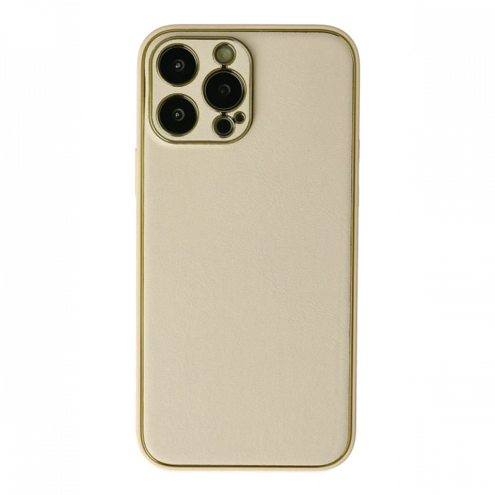 Newface iPhone 13 Pro Kılıf Coco Deri Silikon Kapak