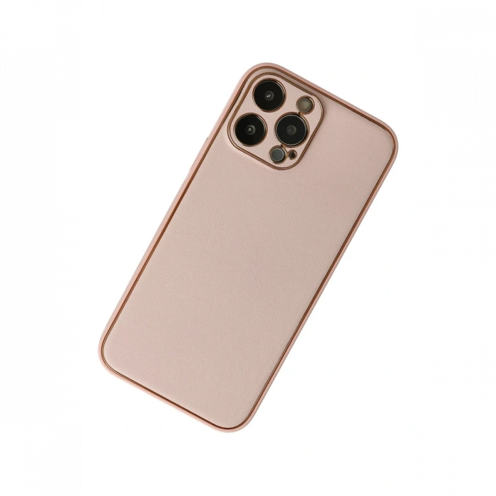 Newface iPhone 13 Pro Kılıf Coco Deri Silikon Kapak