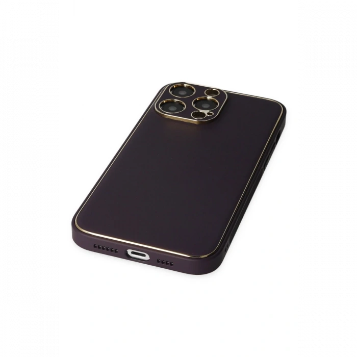 Newface iPhone 13 Pro Kılıf Coco Deri Silikon Kapak