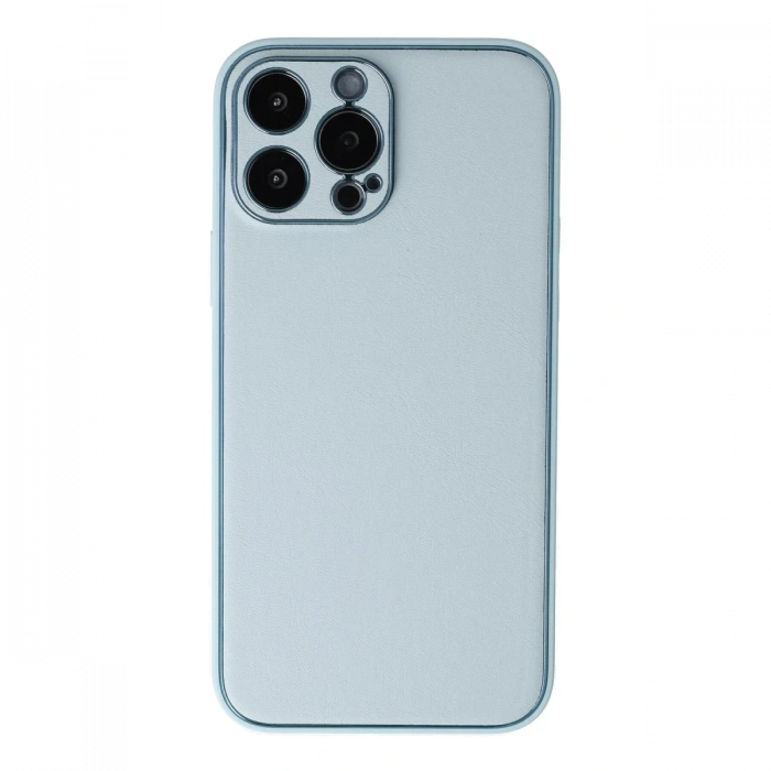 Newface iPhone 13 Pro Kılıf Coco Deri Silikon Kapak - Turkuaz