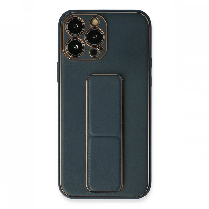 Newface iPhone 13 Pro Kılıf Coco Deri Standlı Kapak