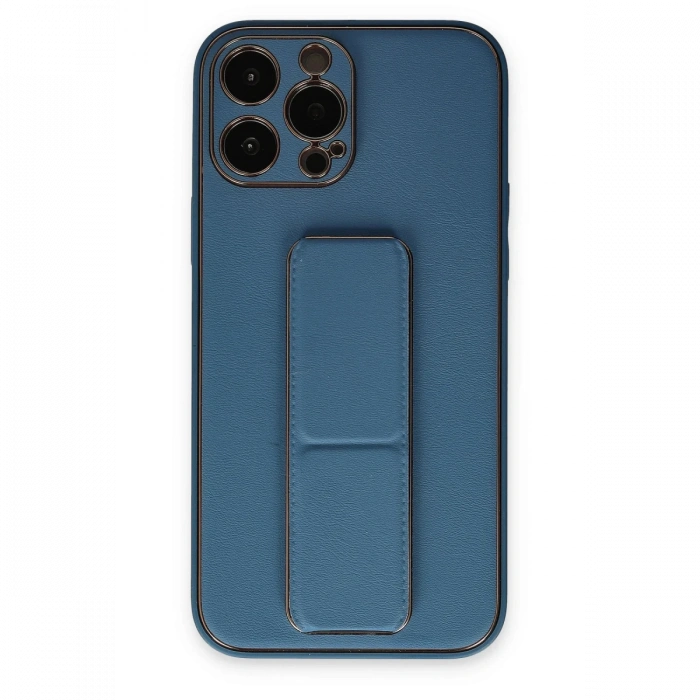 Newface iPhone 13 Pro Kılıf Coco Deri Standlı Kapak