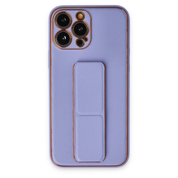 Newface iPhone 13 Pro Kılıf Coco Deri Standlı Kapak