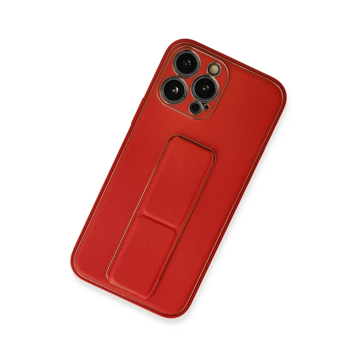 Newface iPhone 13 Pro Kılıf Coco Deri Standlı Kapak