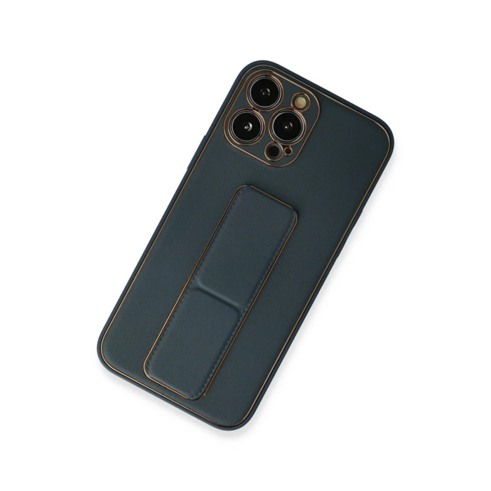 Newface iPhone 13 Pro Kılıf Coco Deri Standlı Kapak