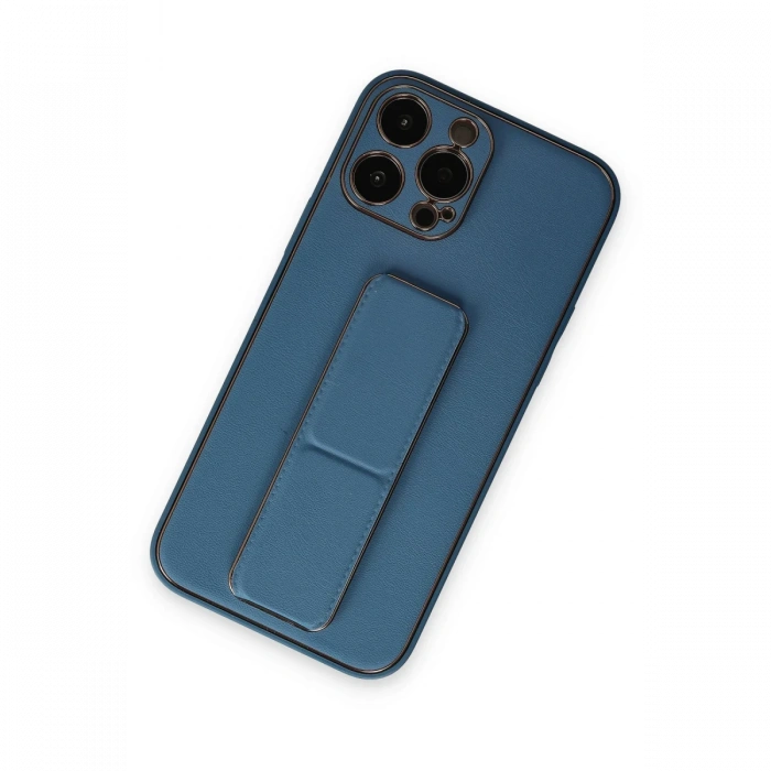 Newface iPhone 13 Pro Kılıf Coco Deri Standlı Kapak