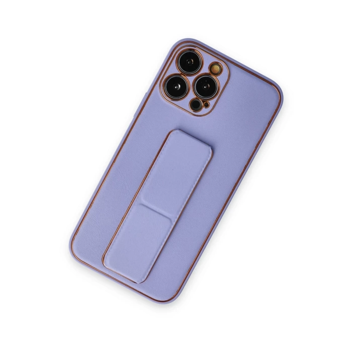 Newface iPhone 13 Pro Kılıf Coco Deri Standlı Kapak
