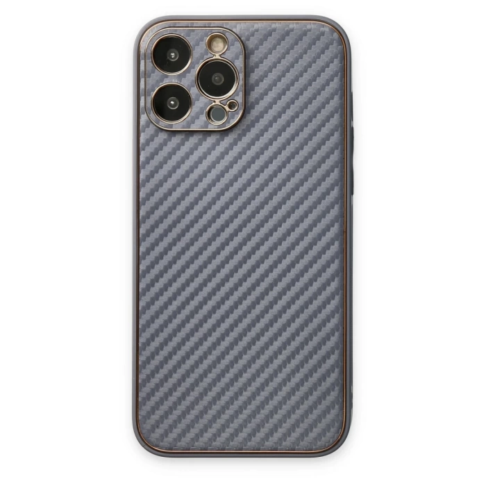Newface iPhone 13 Pro Kılıf Coco Karbon Silikon