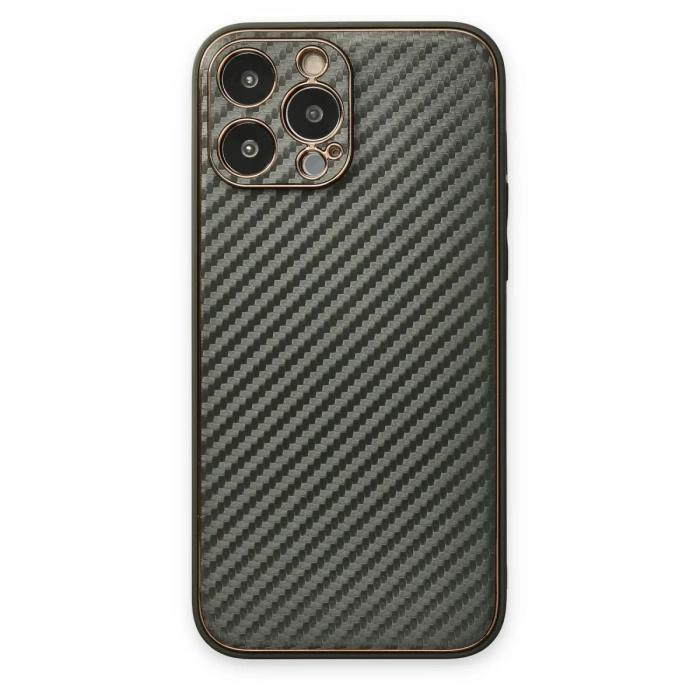 Newface iPhone 13 Pro Kılıf Coco Karbon Silikon