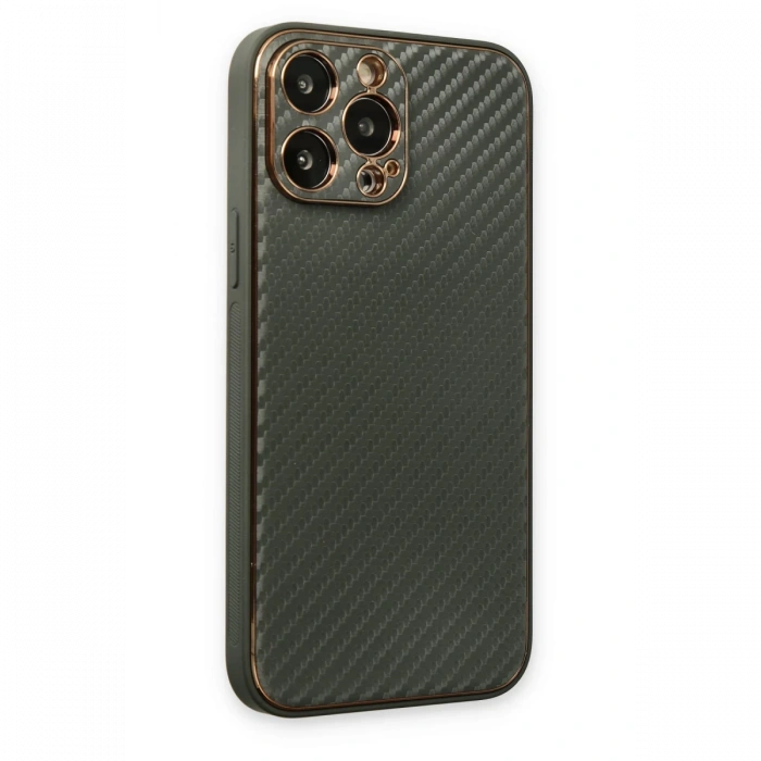 Newface iPhone 13 Pro Kılıf Coco Karbon Silikon