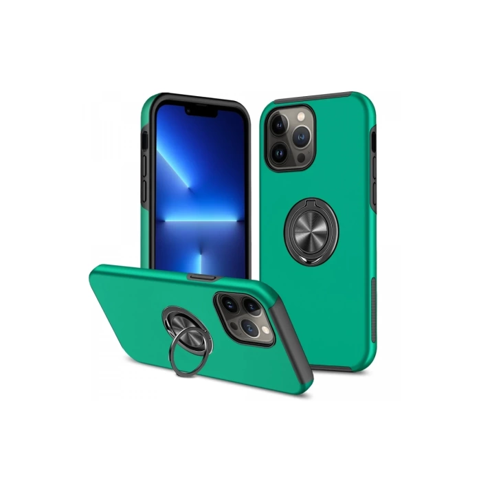 Newface iPhone 13 Pro Kılıf Elit Yüzüklü Kapak