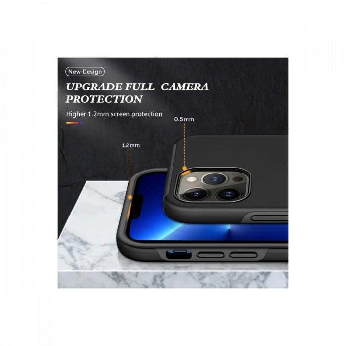 Newface iPhone 13 Pro Kılıf Elit Yüzüklü Kapak