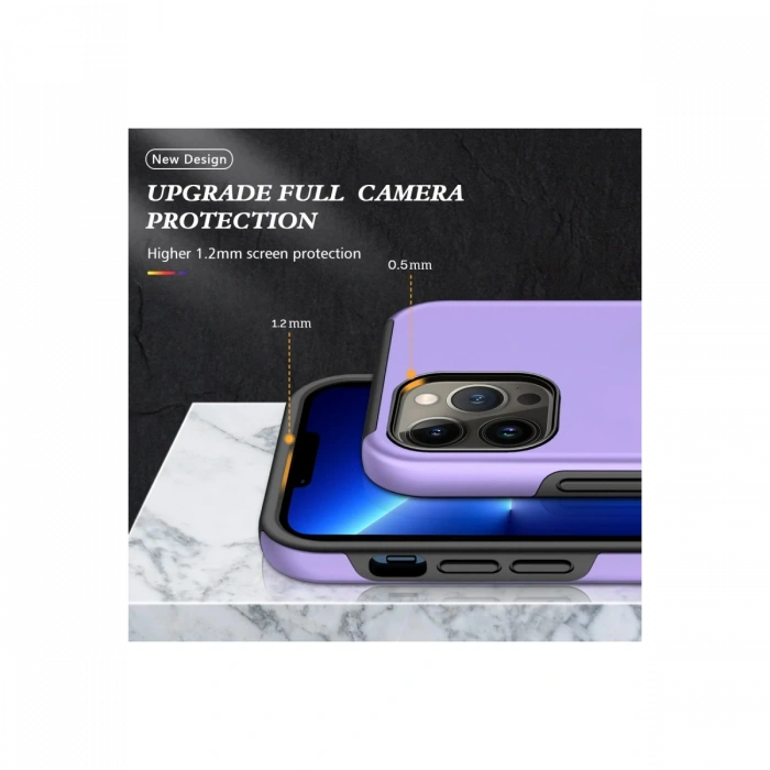 Newface iPhone 13 Pro Kılıf Elit Yüzüklü Kapak