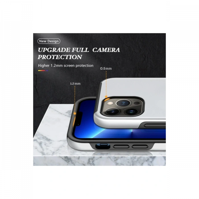 Newface iPhone 13 Pro Kılıf Elit Yüzüklü Kapak