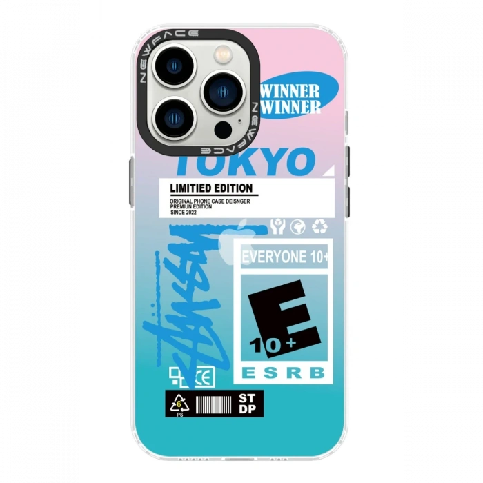 Newface iPhone 13 Pro Kılıf Estoril Desenli Kapak