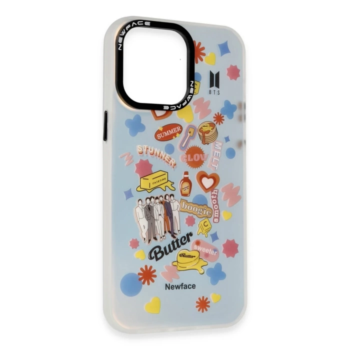 Newface iPhone 13 Pro Kılıf Estoril Desenli Kapak