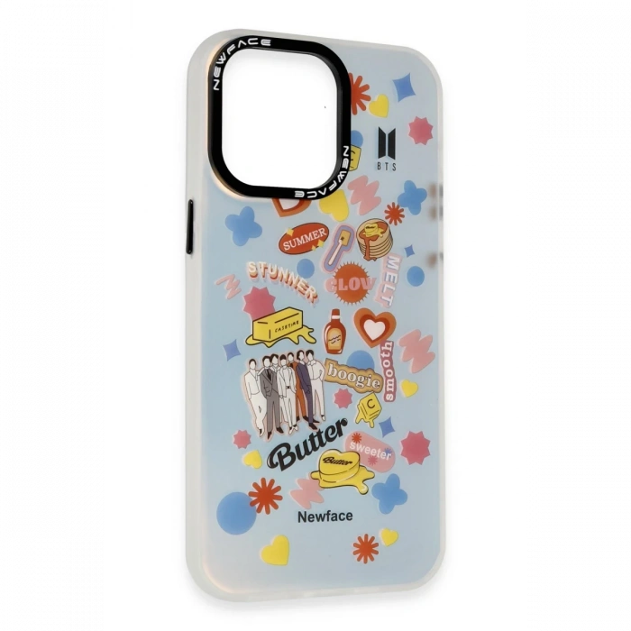 Newface iPhone 13 Pro Kılıf Estoril Desenli Kapak